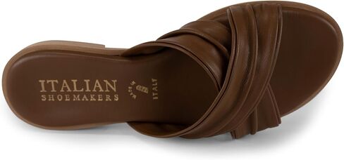 صندل نسائي من ITALIAN SHOEMAKERS Hachi من الجلد الصناعي الناعم بمقدمة مفتوحة للنساء in Saudi Arabia