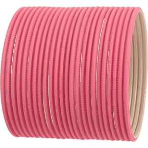 Touchstone Indian Bollywood Pastel Color Bangle Collection Beautifully Handcrafted Western Choice Designer Jewelry Bracelets Bangles. Set of 24.
