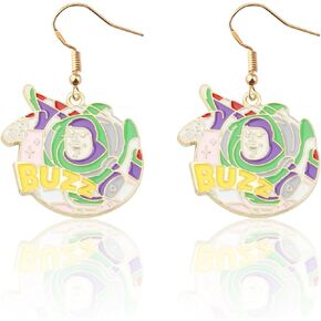 KEYCHIN Spaceman & Slinky Dog & Hamm Earrings Toy Movie Fans Gifts Toy Cartoon Charaters Jewelry in Saudi Arabia