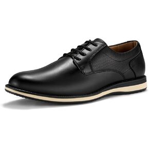 HEEZ Men's Oxford Shoes Modern Wingtip Lace Up Dress Shoes Formal Derby Dress Sneakers Comfortable Business Office Walking Shoes