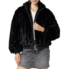 The Drop Women's Marcia Faux Fur Bomber