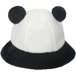 Winter Warm Fisherman Hat for Women Mens Fashion Faux Fur Plush Bucket Cap