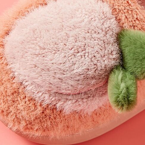 شباشب فراولة حلوة من tzxsny للأطفال الصغار أحذية منزلية مريحة للشتاء لطيفة للفتيات الصبيان شباشب منزلية من الصوف الدافئ مع رغوة الذاكرة in Kuwait