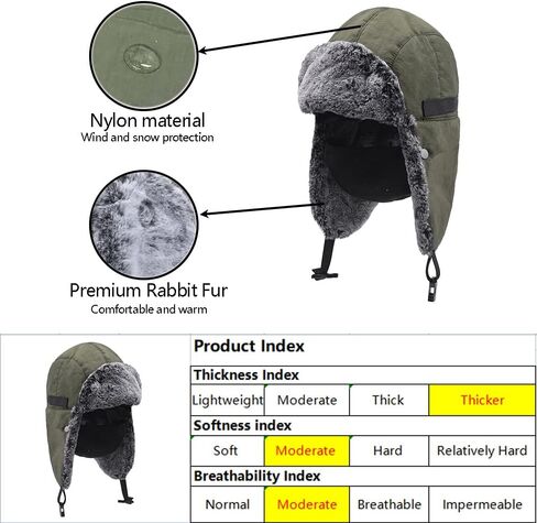 زد اف اف اكس اتش قبعة صيد شتوية دافئة مقاومة للماء، قبعة صيد للفتيات والفتيات، قبعة تزلج بومبر للرجال والنساء in Kuwait