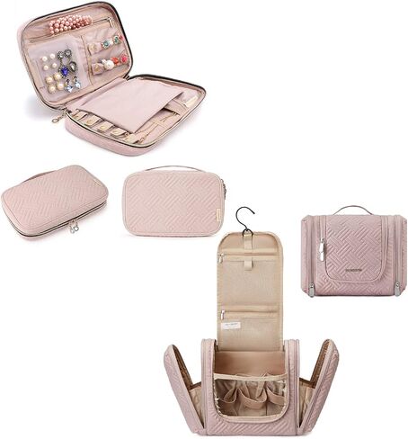 BAGSMART Travel Jewelry Organizer & Hanging Toiletry Bags in Saudi Arabia