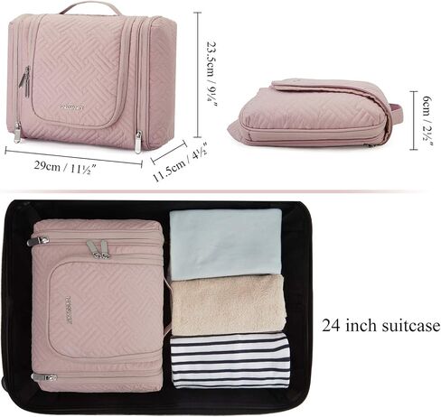 BAGSMART Travel Jewelry Organizer & Hanging Toiletry Bags in Saudi Arabia