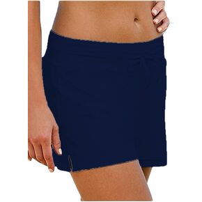 Micosuza Women's Swimming Shorts Bikini Bottom Swimwear Beach Board Shorts