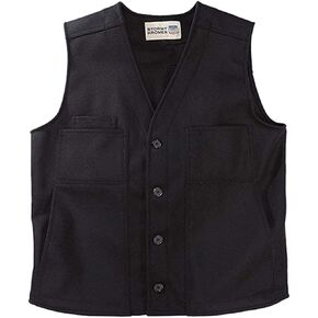 Stormy Kromer Button Vest - Cold Weather Men’s Wool Vest