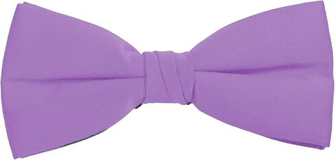 K. Alexander Bow Ties - Classic Pre Tied Adjustible Satin Formal Tuxedo - Multiple Solid Colors in Kuwait