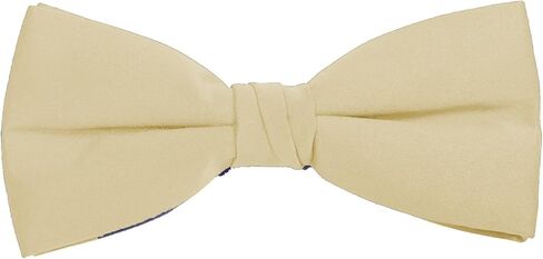 K. Alexander Bow Ties - Classic Pre Tied Adjustible Satin Formal Tuxedo - Multiple Solid Colors in Kuwait