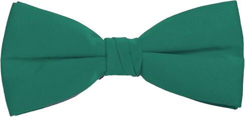 K. Alexander Bow Ties - Classic Pre Tied Adjustible Satin Formal Tuxedo - Multiple Solid Colors in Kuwait