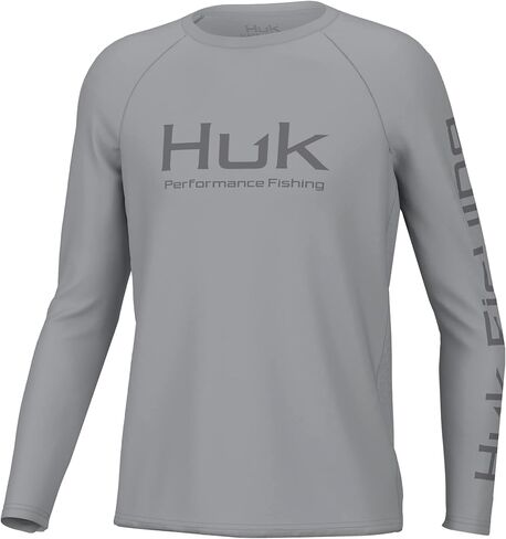 HUK Unisex Kid's Pursuit Solid Long Sleeve, Fishing Shirt in Saudi Arabia