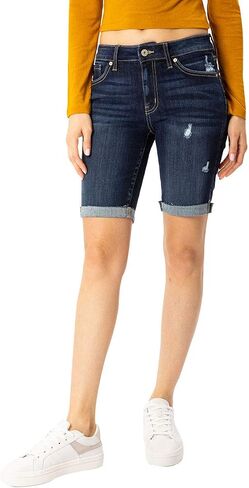 Kancan Women's Mid Rise Hem Detail Bermuda - KC8578 in Saudi Arabia