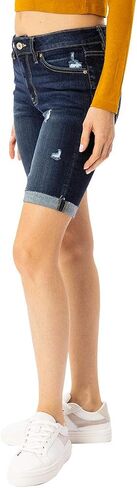 Kancan Women's Mid Rise Hem Detail Bermuda - KC8578 in Saudi Arabia