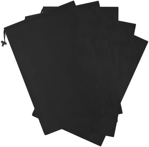 حقيبة برباط من PALTERWEAR - حقيبة من النايلون خفيفة للغاية وحقيبة صغيرة (5 عبوات، أسود، 12 × 16 بوصة) in Kuwait