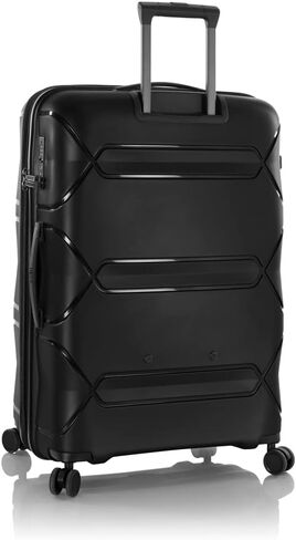 Heys Milos Durable and lightweight luggage, made with Duraflex impact-resistant material, TSA Combination Lock, Dual Spinner Wheels, and Expandable, Navy, 26-Inch, Medium Check-In in Kuwait