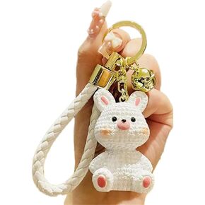 Tarieson Cartoon Cute Resin Flesh-faced Animal Series Car Key Chain Bag Pendant
