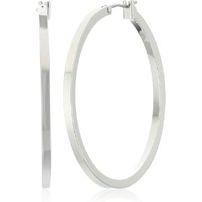 GUESS Basic Square Edge Hoop Earrings