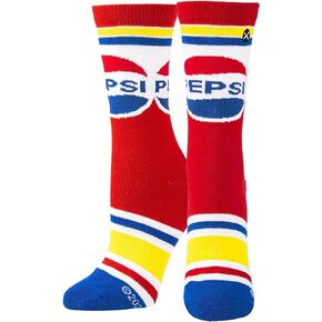 Odd Sox Pepsi Mountain Dew Merchandise Funny Crew Socks Men's, Assorted Styles