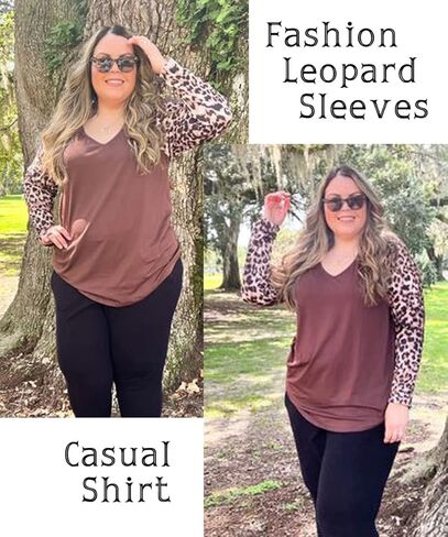 RITERA Plus Size Tops for Women Long Sleeve Casual Ragal Shirts Henley Fall Blouse XL-5XL in Kuwait