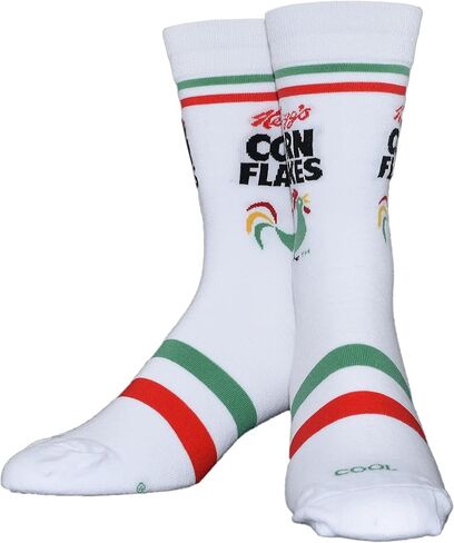 Cool Socks Favorite Breakfast & Cereals Novelty Crew Dress Socks Fun Silly in Kuwait