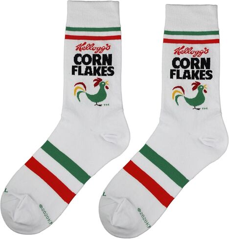 Cool Socks Favorite Breakfast & Cereals Novelty Crew Dress Socks Fun Silly in Kuwait