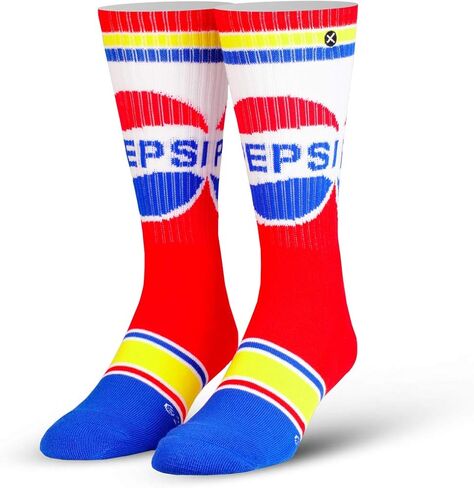 Odd Sox Pepsi Mountain Dew Merchandise Funny Crew Socks Men's, Assorted Styles in Kuwait
