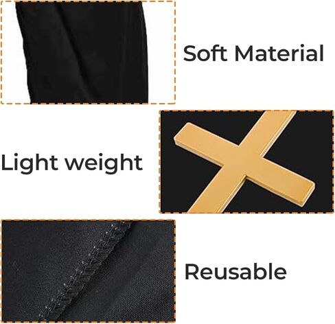 زي عباءة الراهبة الفاخر من AMG GLOBAL، زي الراهبة المريح للبالغين | أزياء الهالوين للنساء، أزياء مخيفة مثالية لحفلات الهالوين التأثيرية، أزياء كرتونية باللون الأسود in Kuwait