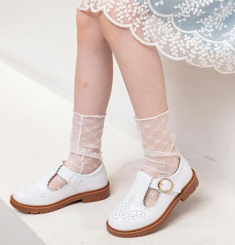 DADAWEN Girls Toddler/Little Kid/Big Kid Mary Jane Dress Shoes Ballet Flats for Girl Party Wedding School Shoes in Saudi Arabia