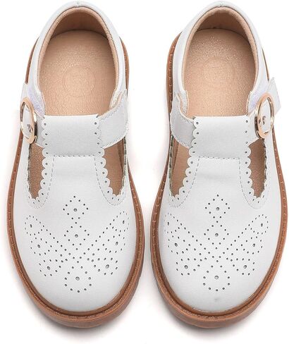 DADAWEN Girls Toddler/Little Kid/Big Kid Mary Jane Dress Shoes Ballet Flats for Girl Party Wedding School Shoes in Saudi Arabia