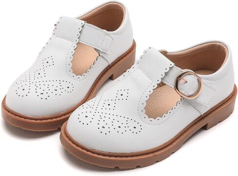 DADAWEN Girls Toddler/Little Kid/Big Kid Mary Jane Dress Shoes Ballet Flats for Girl Party Wedding School Shoes in Saudi Arabia