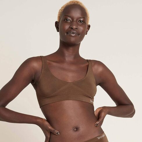 Boody Body EcoWear Women's Padded Shaper Bra, Wireless, Seamless Stretch, Soft Breathable, Viscose Made from Bamboo in Kuwait