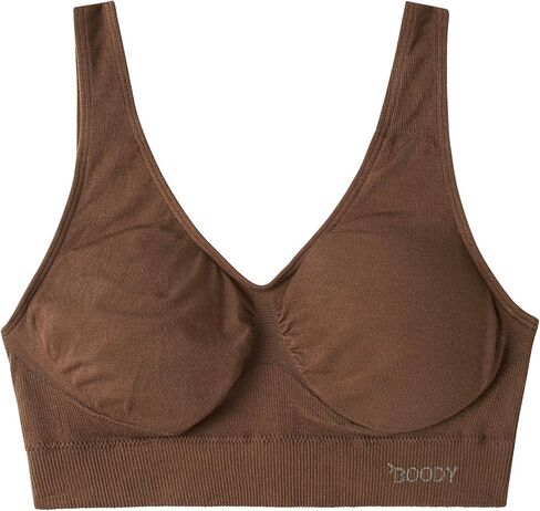 Boody Body EcoWear Women's Padded Shaper Bra, Wireless, Seamless Stretch, Soft Breathable, Viscose Made from Bamboo in Kuwait