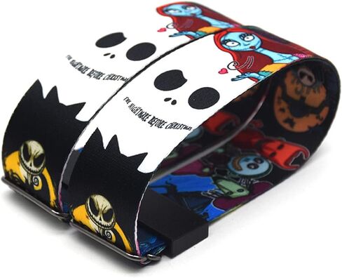 TLDXDOU كابوس الهالوين قبل سوار رعب عيد الميلاد، سوار معصم قابل للتعديل على شكل رسوم متحركة للنساء والرجال والفتيات والفتيان in Kuwait