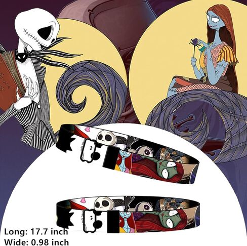 TLDXDOU كابوس الهالوين قبل سوار رعب عيد الميلاد، سوار معصم قابل للتعديل على شكل رسوم متحركة للنساء والرجال والفتيات والفتيان in Kuwait