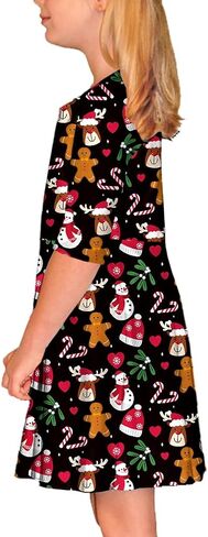 Remimi Girls Summer Sleeveless Dress Tropical Holiday Skater Twirly Dresses 3-14 Years in Saudi Arabia