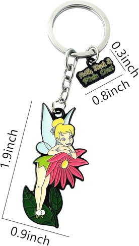 CHEIHENG Tinker Bell Metal Keychain Anime Cosplay TinkerBell Keychain Gifts for Girl Woman Men in Kuwait
