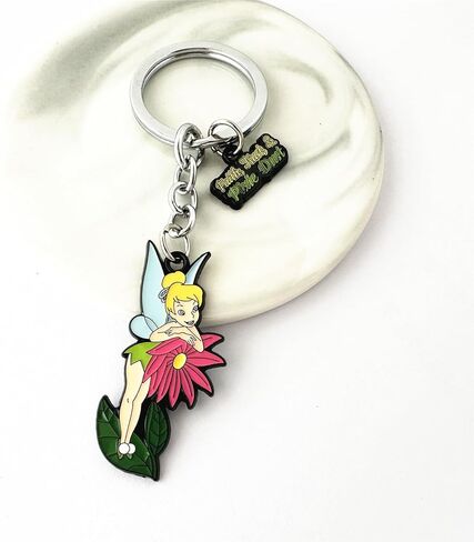 CHEIHENG Tinker Bell Metal Keychain Anime Cosplay TinkerBell Keychain Gifts for Girl Woman Men in Kuwait
