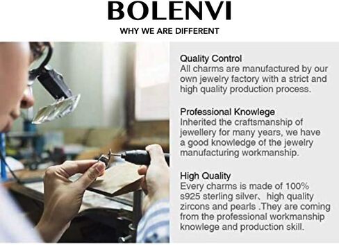 BOLENVI Justice Scale Lawyer Libra 925 Sterling Silver Pendant Charm Bead For Pandora & Similar Charm Bracelets or Necklaces in Kuwait