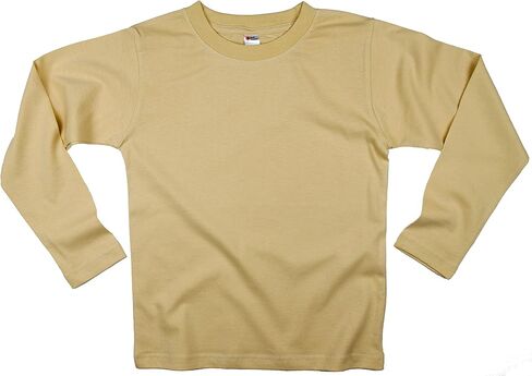 Earth Elements Little Kids'/Toddlers' Long Sleeve T-Shirt 6T Nude in Saudi Arabia