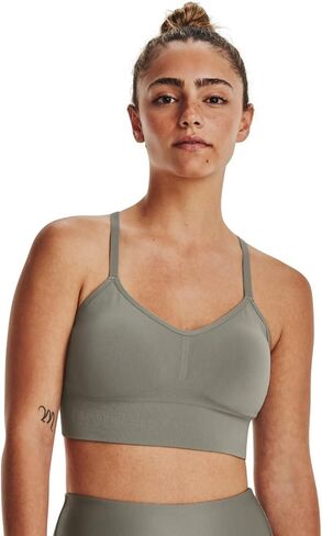 Under Armour Train Seamless Low Impact Bra for Women - Pure Polyester Construction - Sweat-Wicking Fabric in Kuwait