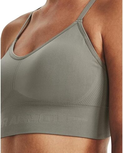 Under Armour Train Seamless Low Impact Bra for Women - Pure Polyester Construction - Sweat-Wicking Fabric in Kuwait