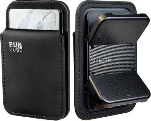 PUNCUBE Minimal wallet 3.0-Slim and Functional Genuine Leather Wallet with Key Holder and Air Tag Integration - Stay Organized and Connected… in Kuwait