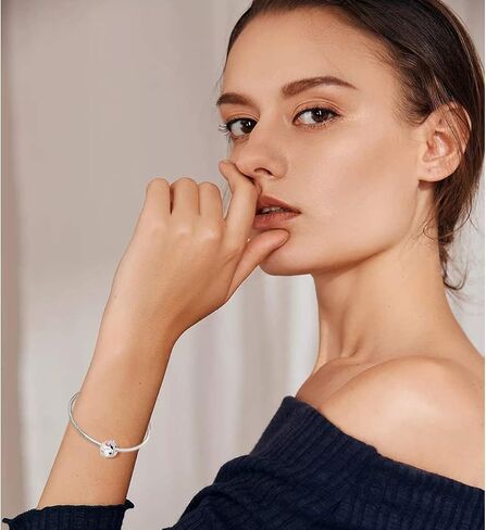 فور إيفر كوين حلية يونيكورن لسوار باندورا سحر ، شكل دائري أصلي 925 فضة استرلينية ملونة مطلية بالمينا للأساور الأوروبية عيد الميلاد in Kuwait