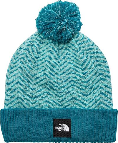 THE NORTH FACE Youth Girls Chevron Pom Beanie Lined Hat in Saudi Arabia