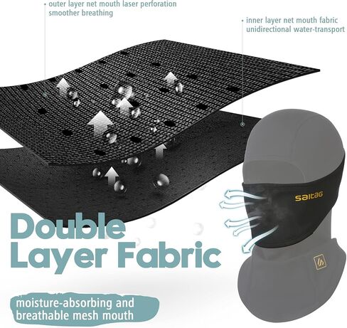 قناع تزلج بالاكلافا للأطفال من سايتاغ، قناع وجه كامل من الصوف الدافئ للشتاء للأولاد والبنات، معدات الطقس البارد للتزلج وركوب الدراجات in Kuwait