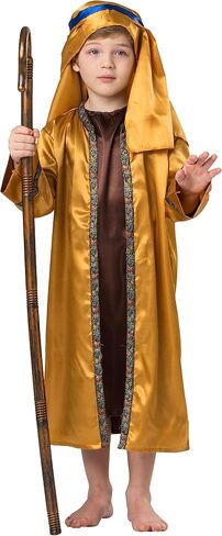 دريس اب اميريكا - اكسسوارات زي الراعي - طاقم الرعاة للاطفال - كروك خشبي للرعاة للعب التظاهري in Saudi Arabia