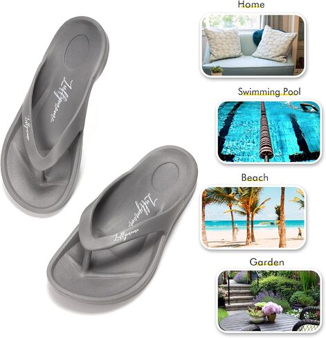 Luffymomo Unisex Flip Flops, | Slip On Sport Summer Beach Casual Sandals in Saudi Arabia