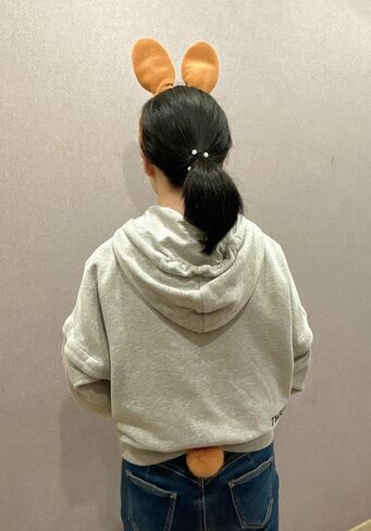 Olivemont Easter bunny ears headband for rabbit pretend play plush costume in Saudi Arabia