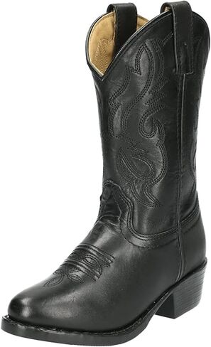 Smoky Mountain Boots | Denver Series | Youth Western Boot | Western Toe | Genuine Leather | PVC Sole & Western Heel | Leather Upper & Man-Made Lining in Saudi Arabia